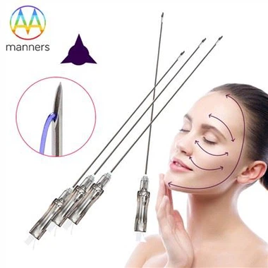 भौहों के लिए पीडीओ थ्रेड 30जी सुई