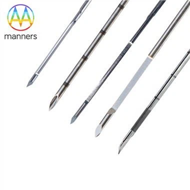 स्टेनलेस स्टील इकोोजेनिक टिप सुई