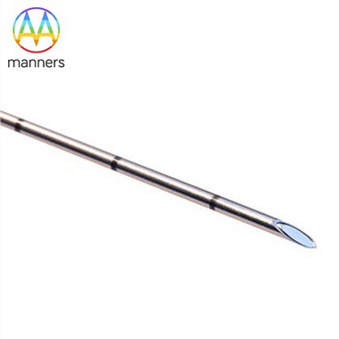 रेडियोसेंसिटिव मार्कर के साथ ट्रोनिक टिप सुई