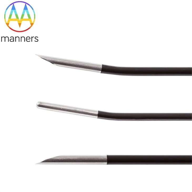 RF Needles With Straight Sharp Tip