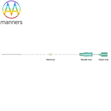 चोलंगियोग्राफी के लिए एकल उपयोग पीटीसी सुई